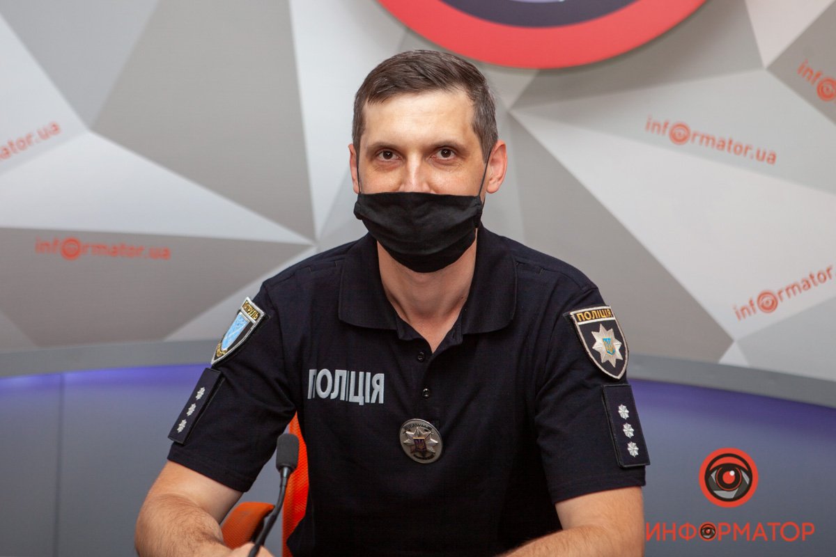 Павел Карманов - инспектор пресс-службы Патрульной полиции в Днепропетровской области 