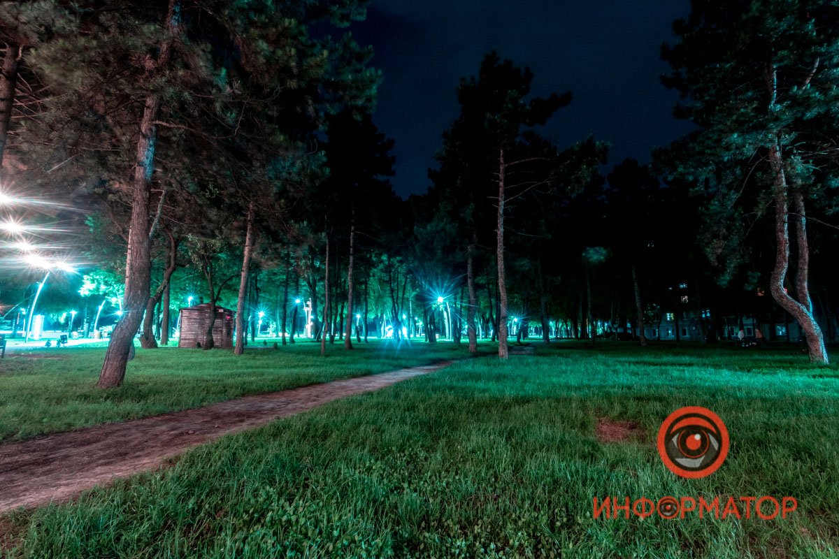 Спокойствие в ночном парке