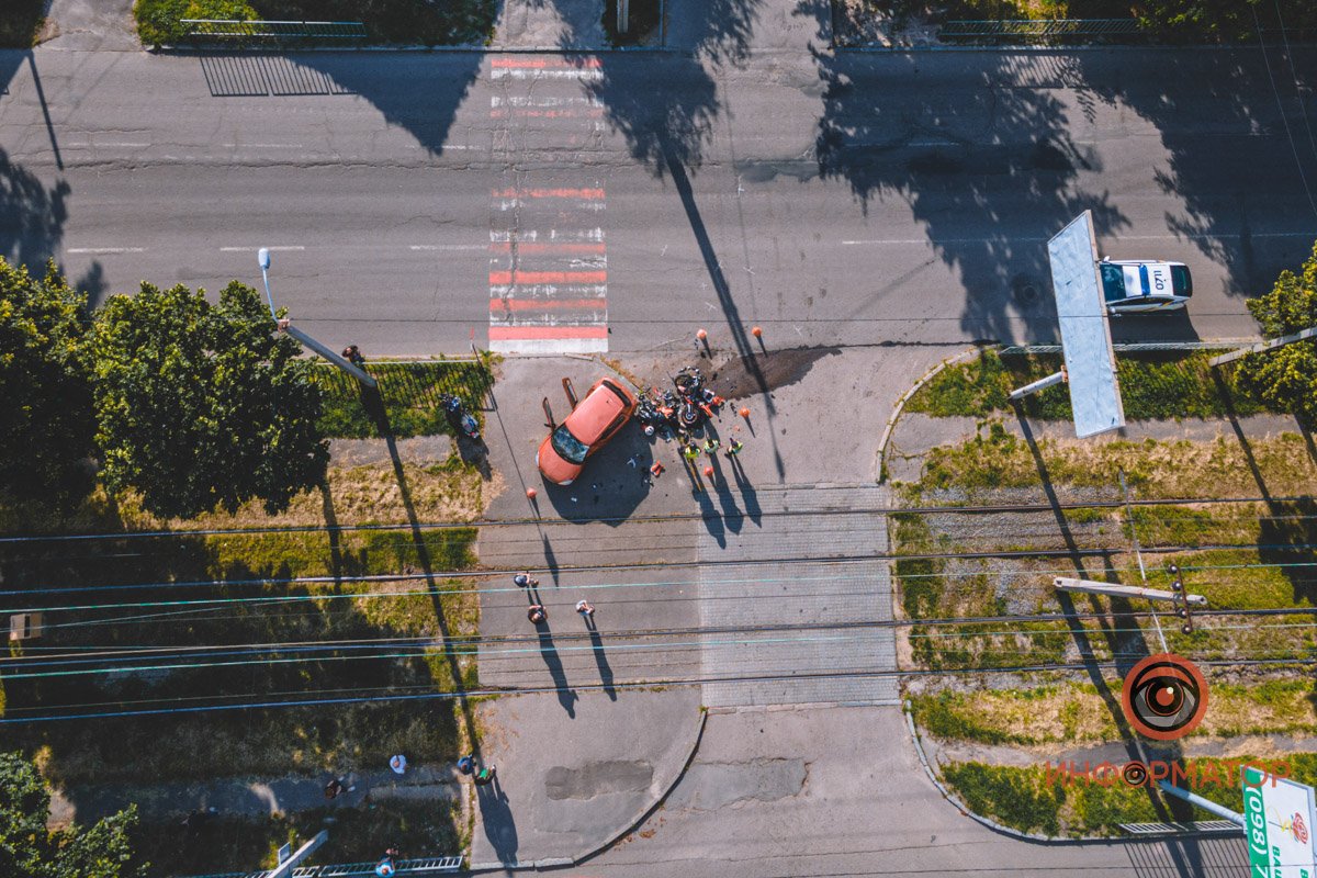 Мотоциклист ехал по Рабочей со стороны проспекта Пушкина