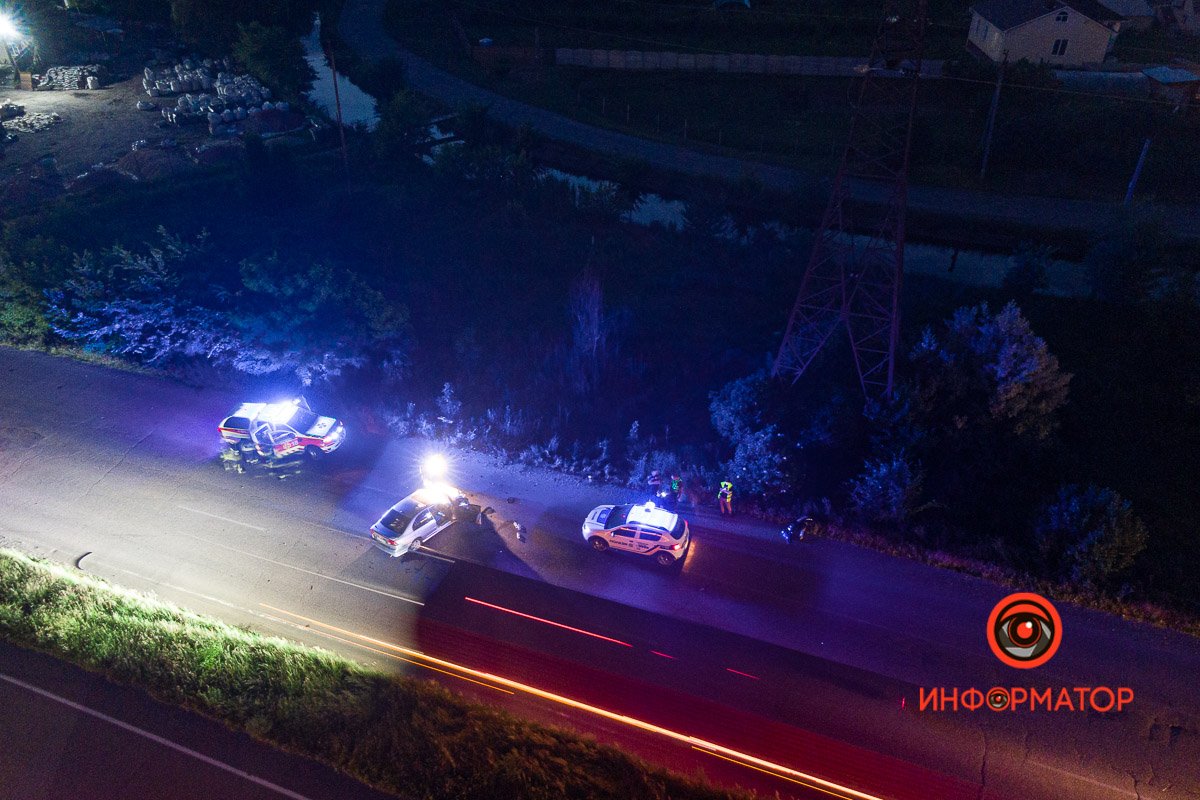 Так авария выглядела с высоты 