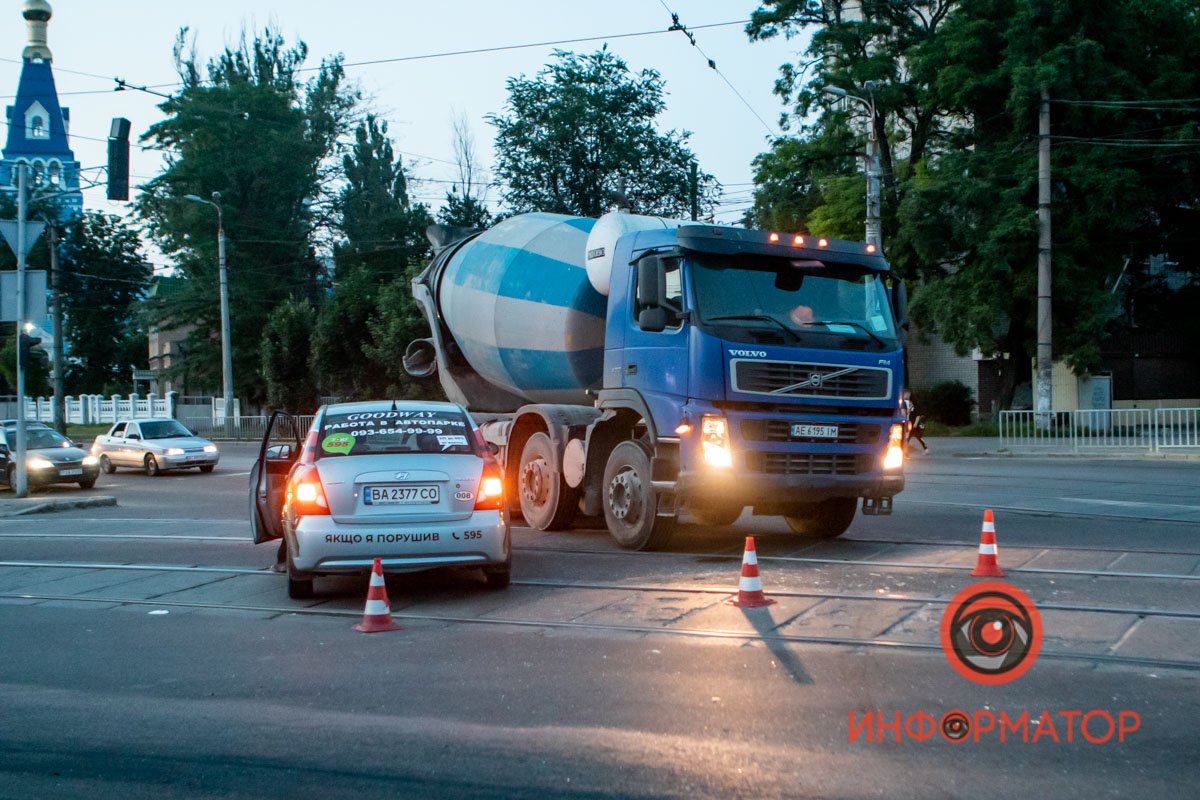 ДТП на перекрестке Рабочей и Владимира Антоновича