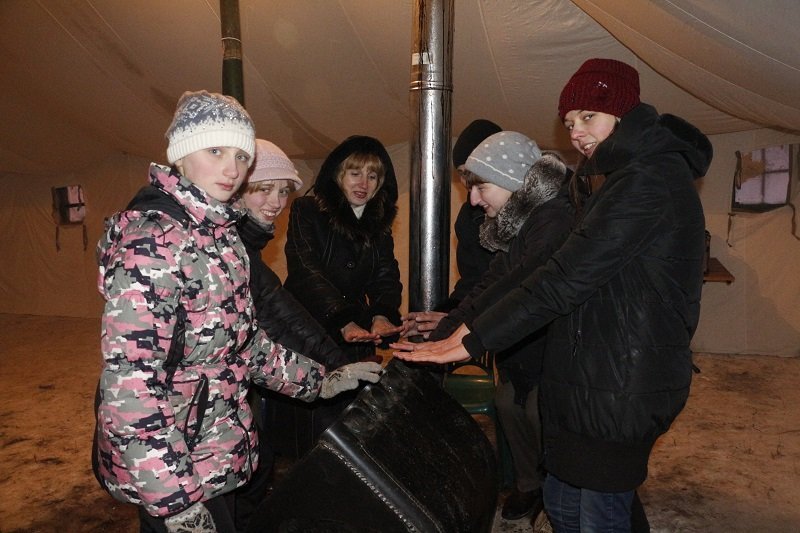 Еды и чая нет, зато тепло: как работает пункт обогрева в парке Глобы (ФОТО, ВИДЕО) 2