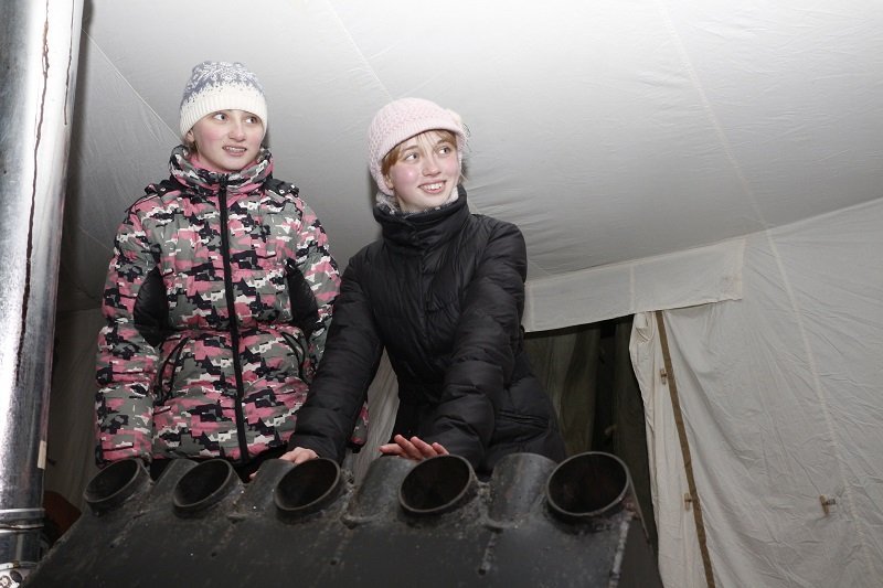 Еды и чая нет, зато тепло: как работает пункт обогрева в парке Глобы (ФОТО, ВИДЕО) 4