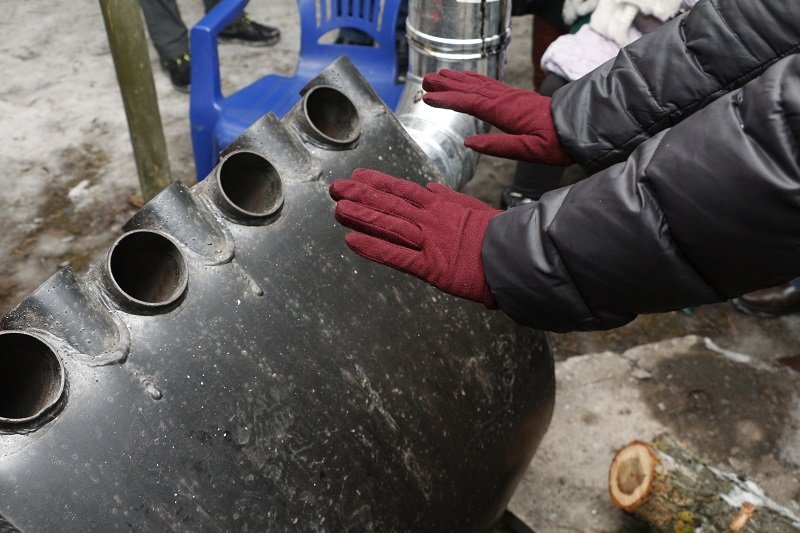 Еды и чая нет, зато тепло: как работает пункт обогрева в парке Глобы (ФОТО, ВИДЕО) 7