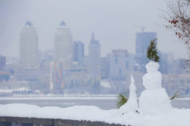 Днепр заполонили снеговики (ФОТО) 11