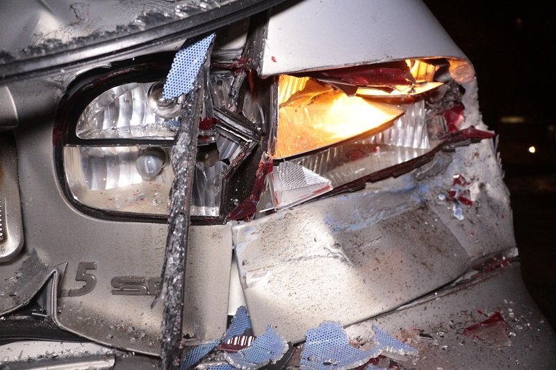 ДТП на Мазепы: грузовик въехал в такси (ФОТО) 5