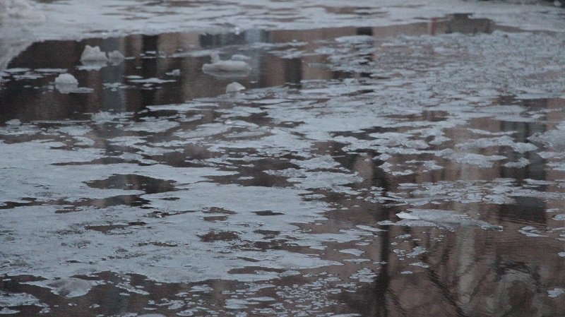 Скользкие улицы и везде лужи: в Днепр пришла оттепель  (ФОТО) 4