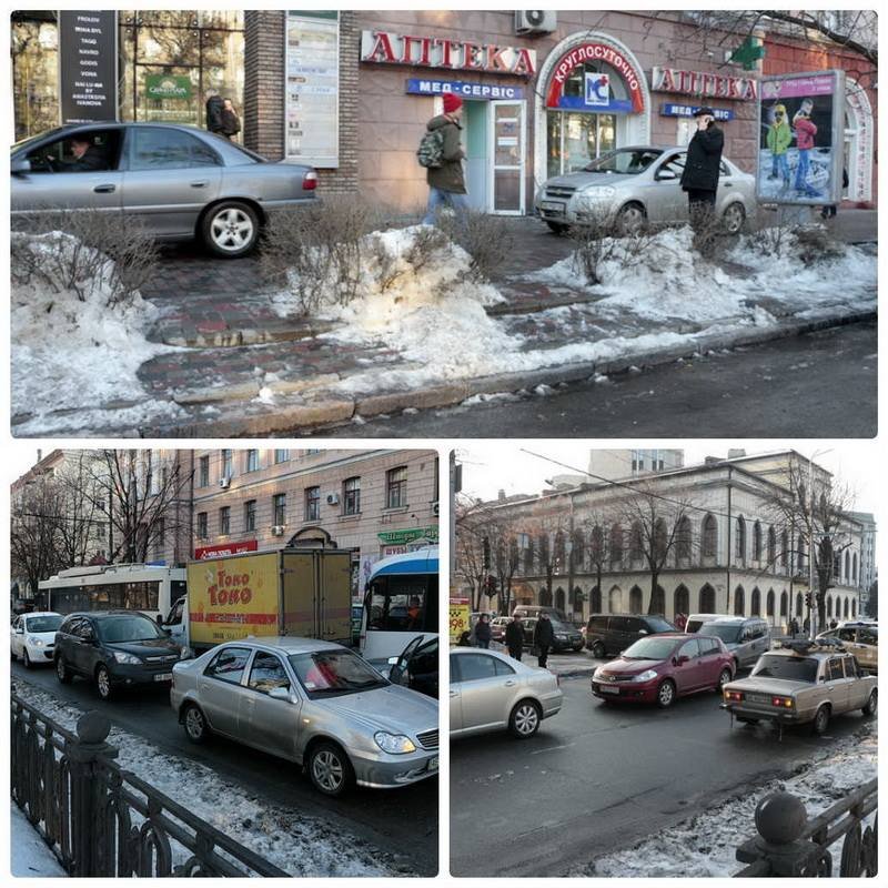 На Яворницкого столкнулись маршрутка и Daewoo: большая пробка в центре города (ФОТО, ВИДЕО) 7