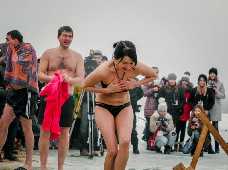 Как праздновали Крещение в Днепре на Старой Самаре (ФОТО) 7