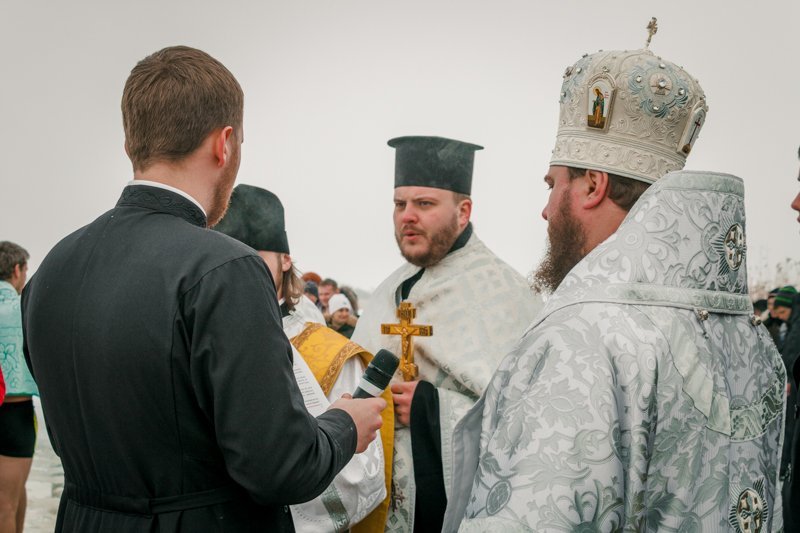 Как праздновали Крещение в Днепре на Старой Самаре (ФОТО) 8
