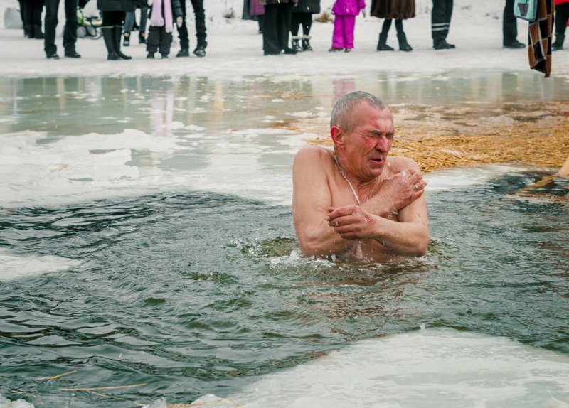 Как праздновали Крещение в Днепре на Старой Самаре (ФОТО) 13