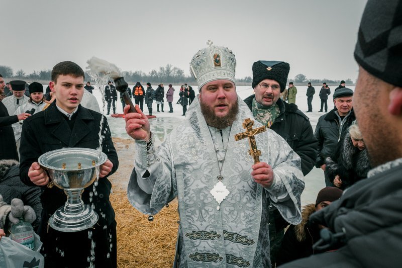 Как праздновали Крещение в Днепре на Старой Самаре (ФОТО) 16
