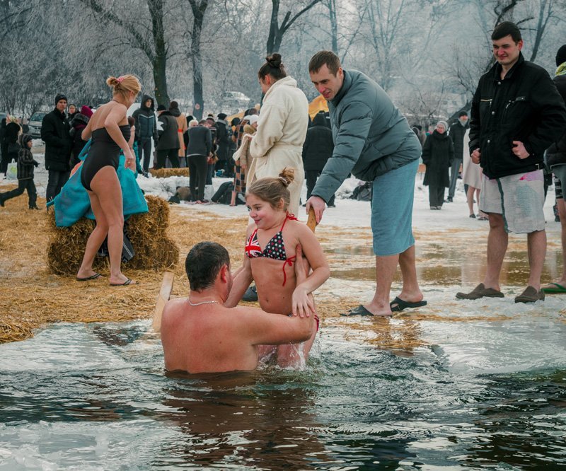 Как праздновали Крещение в Днепре на Старой Самаре (ФОТО) 18