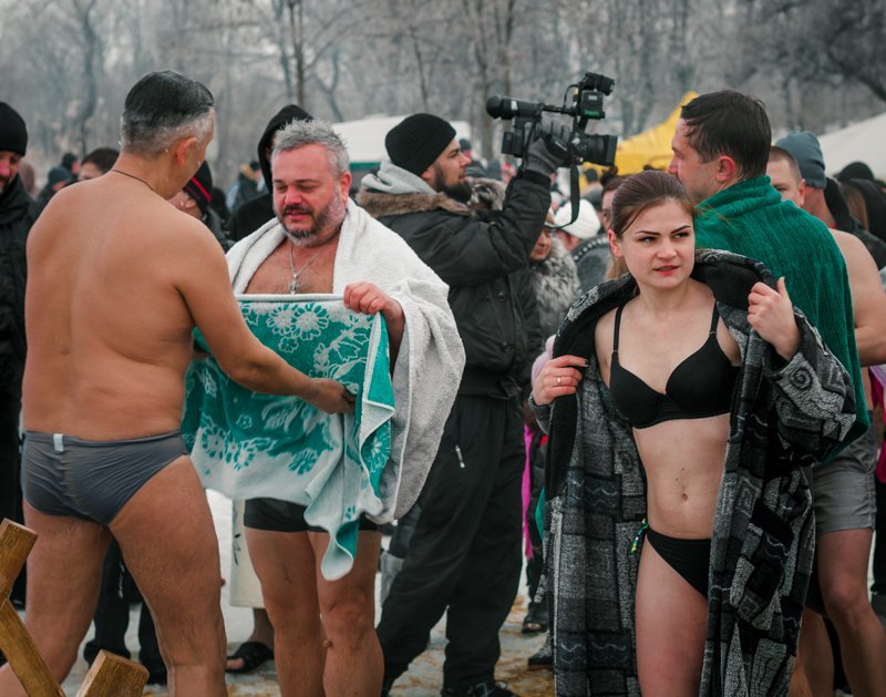 Как праздновали Крещение в Днепре на Старой Самаре (ФОТО) 19