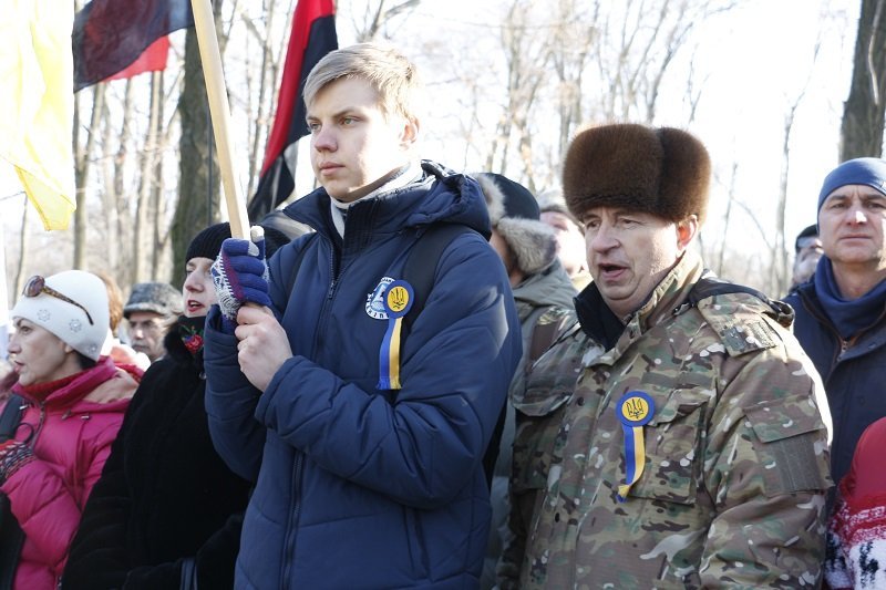 Как в Днепре отметили День Соборности Украины (ФОТО, ВИДЕО) 5