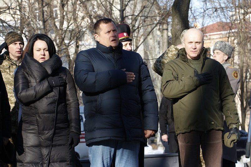 Как в Днепре отметили День Соборности Украины (ФОТО, ВИДЕО) 9