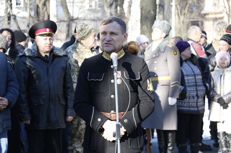 Как в Днепре отметили День Соборности Украины (ФОТО, ВИДЕО) 13