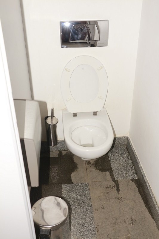 Ревизия "по-большому" и "по-маленькому": в сортирах торговых центров Днепра мусор и протекающие туалеты (ФОТО) 2