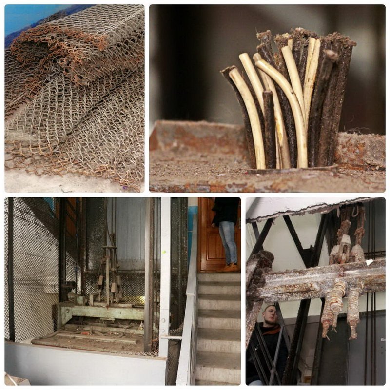 Как на Набережной в домах лифты ремонтируют: открытые шахты и мусор (ФОТО, ВИДЕО) 3