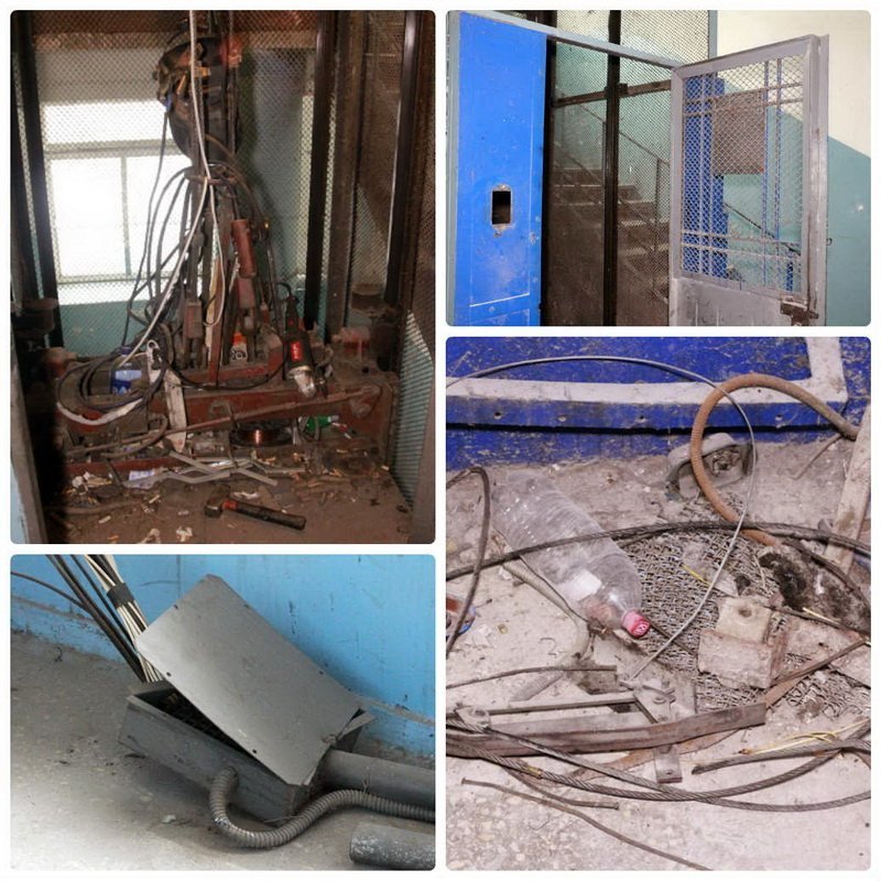 Как на Набережной в домах лифты ремонтируют: открытые шахты и мусор (ФОТО, ВИДЕО) 4