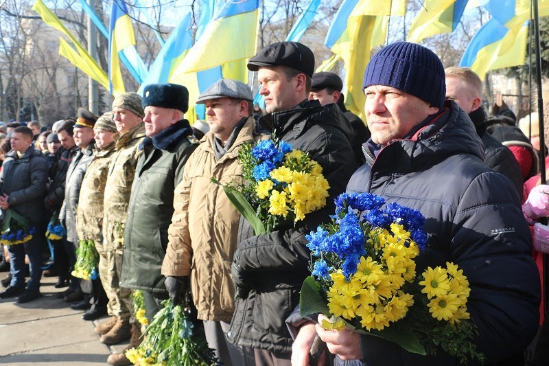 Они сражались за Украину: в Днепре почтили память героев Крут (ФОТО) 11