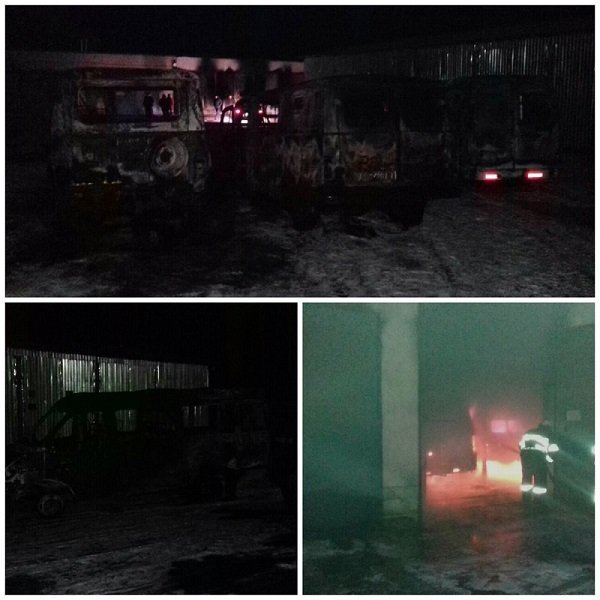 Под Днепром горела парковка: есть пострадавший (ФОТО) 2