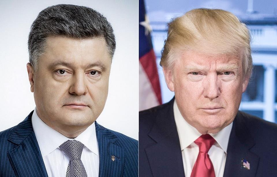Петр Порошенко провел телефонную беседу с президентом США Дональдом Трампом 1