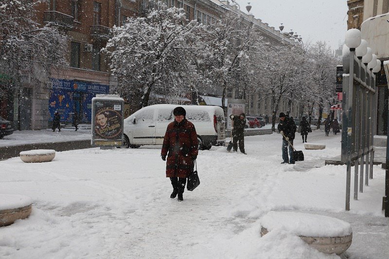 Сказочный Днепр: в город вернулась настоящая зима (ФОТО) 7