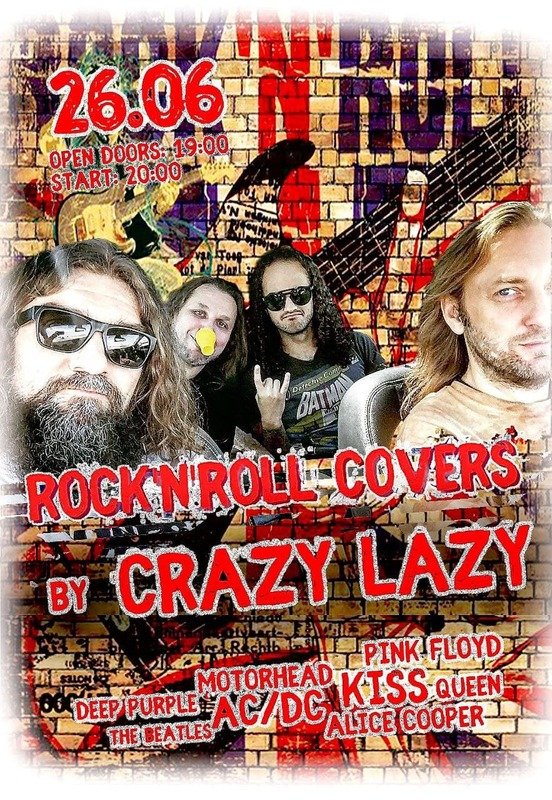 Rock`n`Roll covers by Crazy Lazy