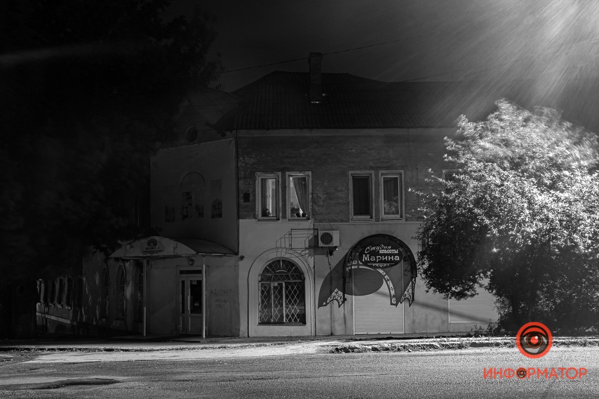 Черно-белый кадр