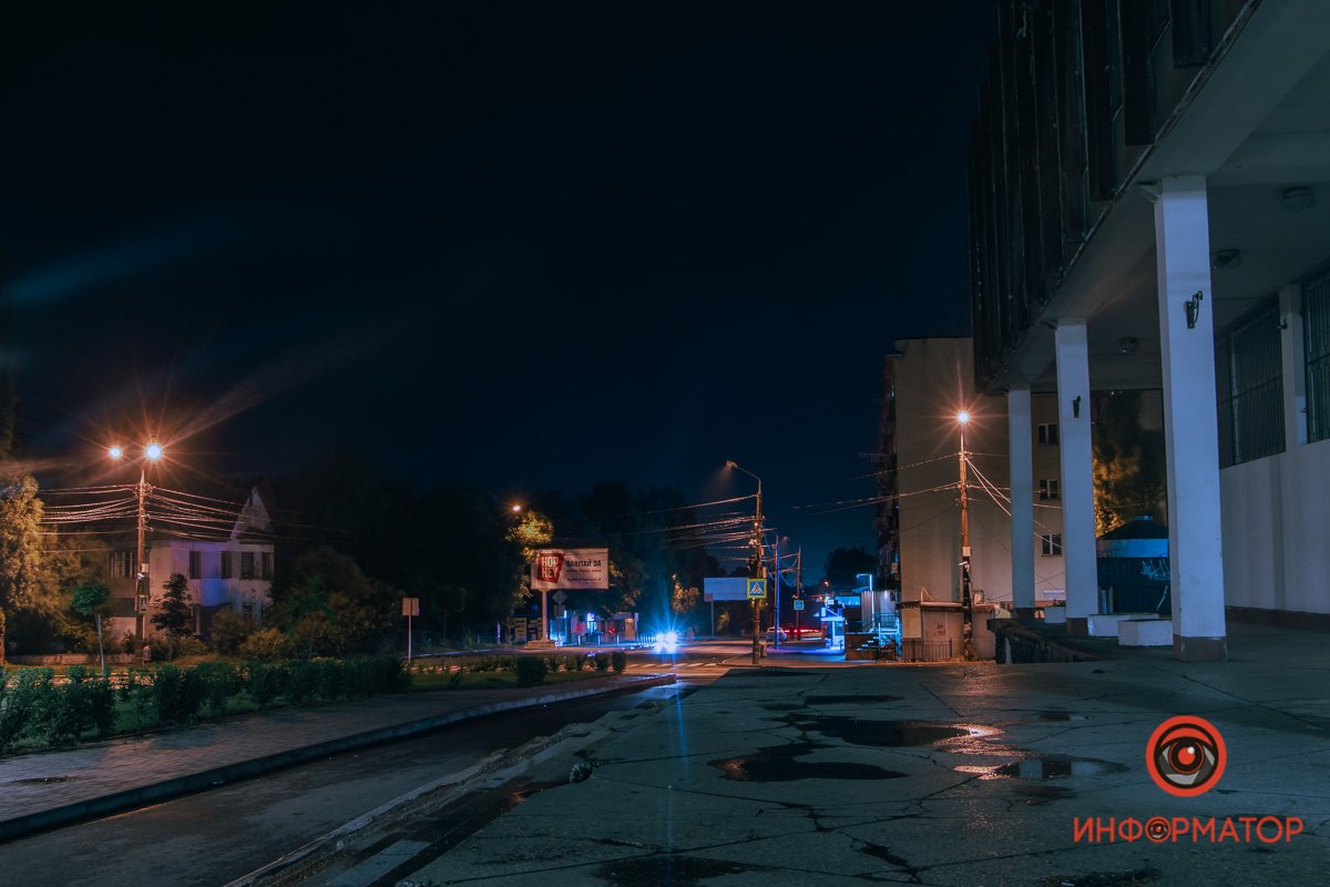 Ночь опустилась на город