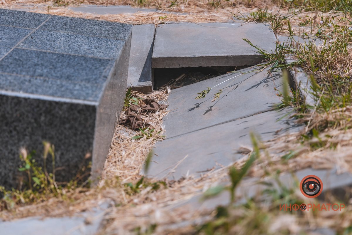 В Днепре мемориал чернобыльцам от Вилкула проваливается под землю 8