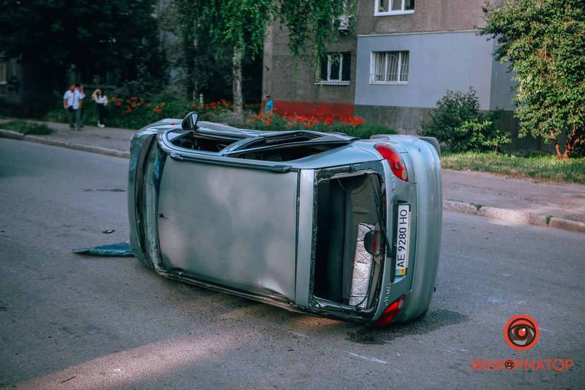 Matiz перевернулся
