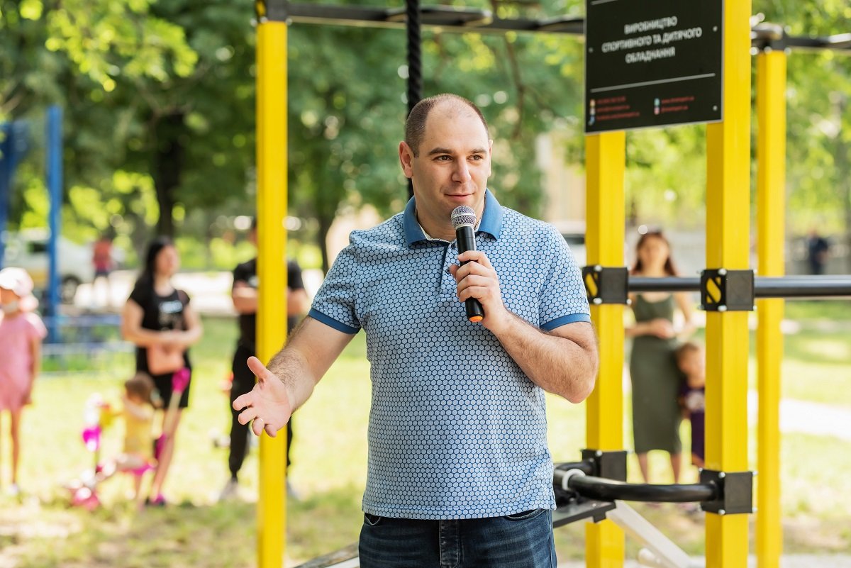 В Самаровке открыли Workout комплекс для уличного спорта 1