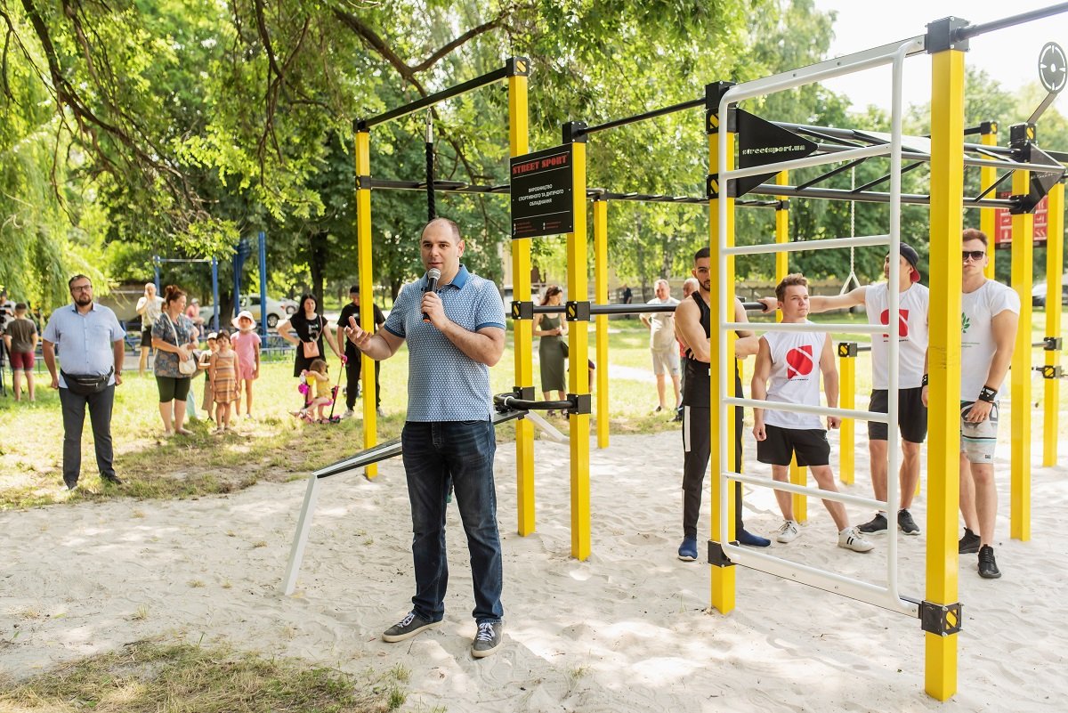 В Самаровке открыли Workout комплекс для уличного спорта 3