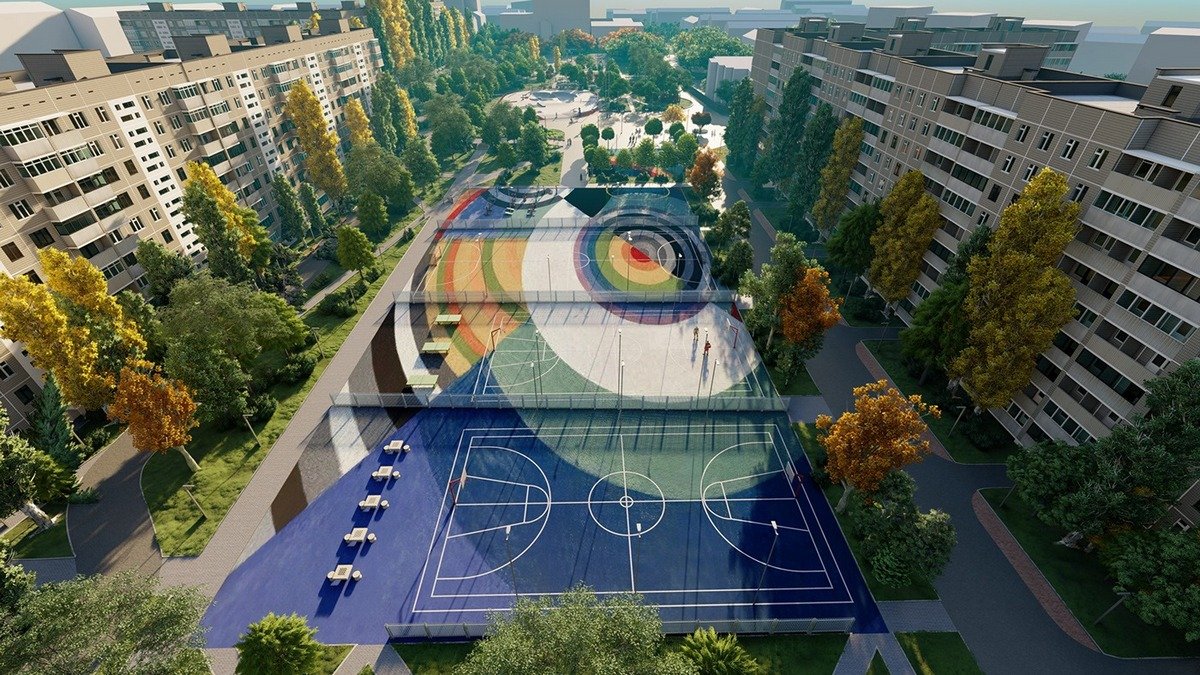 Участок между домами №11 и №13 по улице Осенней Участок между домами №11 и №13 по улице Осенней