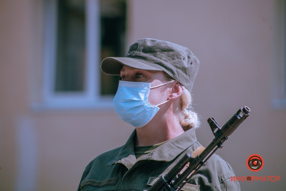 Девушки также принимали присягу