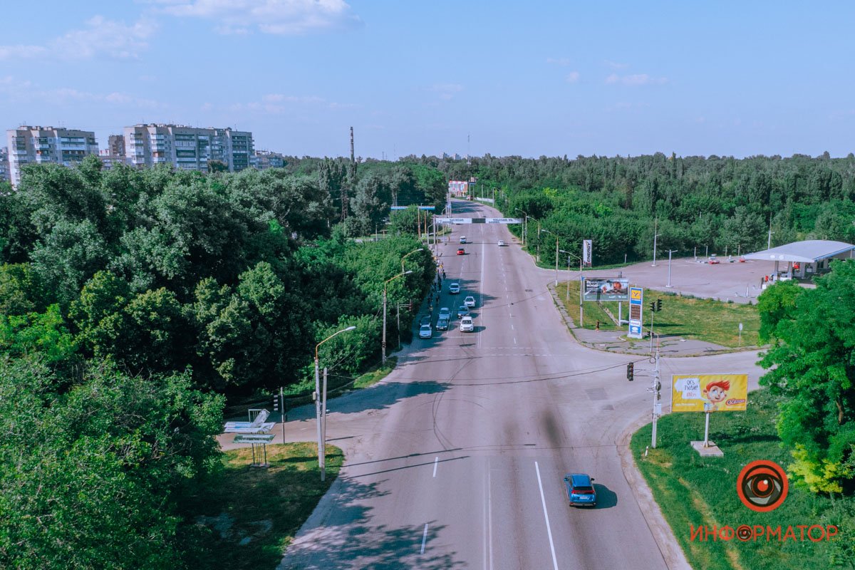 На выезде из Днепра