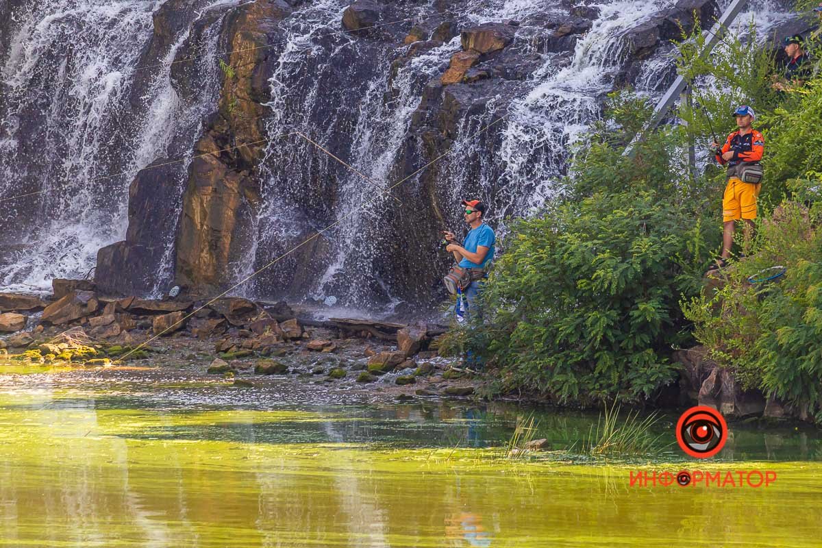 Спортсмены могли занять любую понравившуюся локацию от Южного до Кайдакского моста