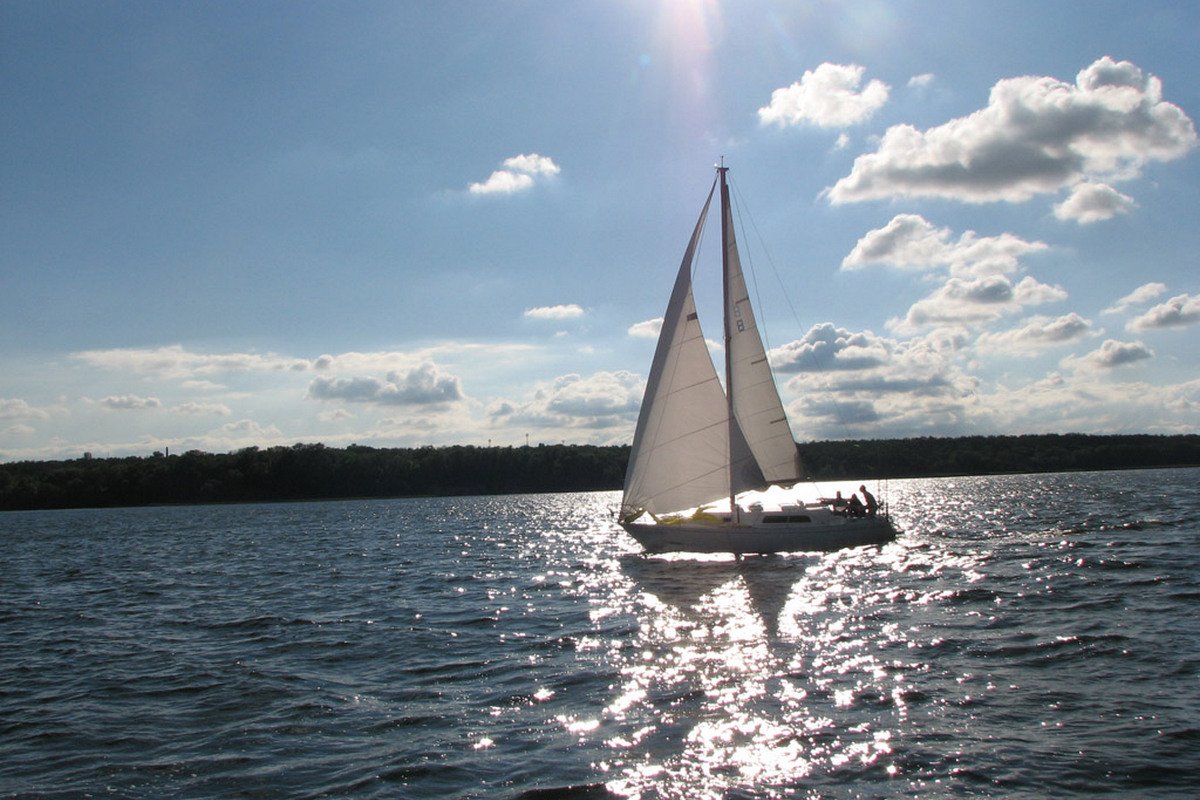 Переход на яхте Днепр-Запорожье