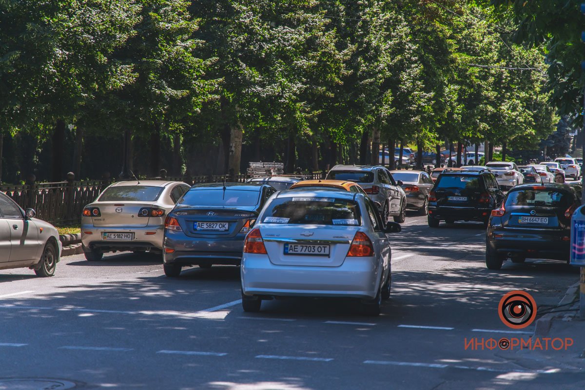 Затруднение движения на Яворницкого