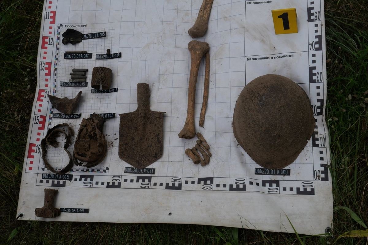 Обнаружили останки воинов, которые погибли в августе-сентябре 1941 года