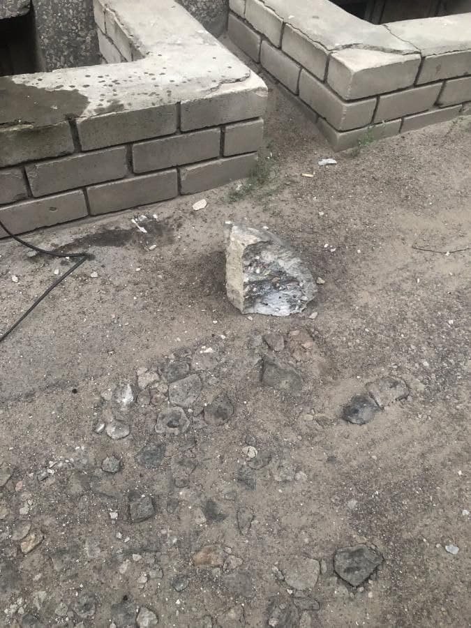 На Яворницкого с крыши упала глыба