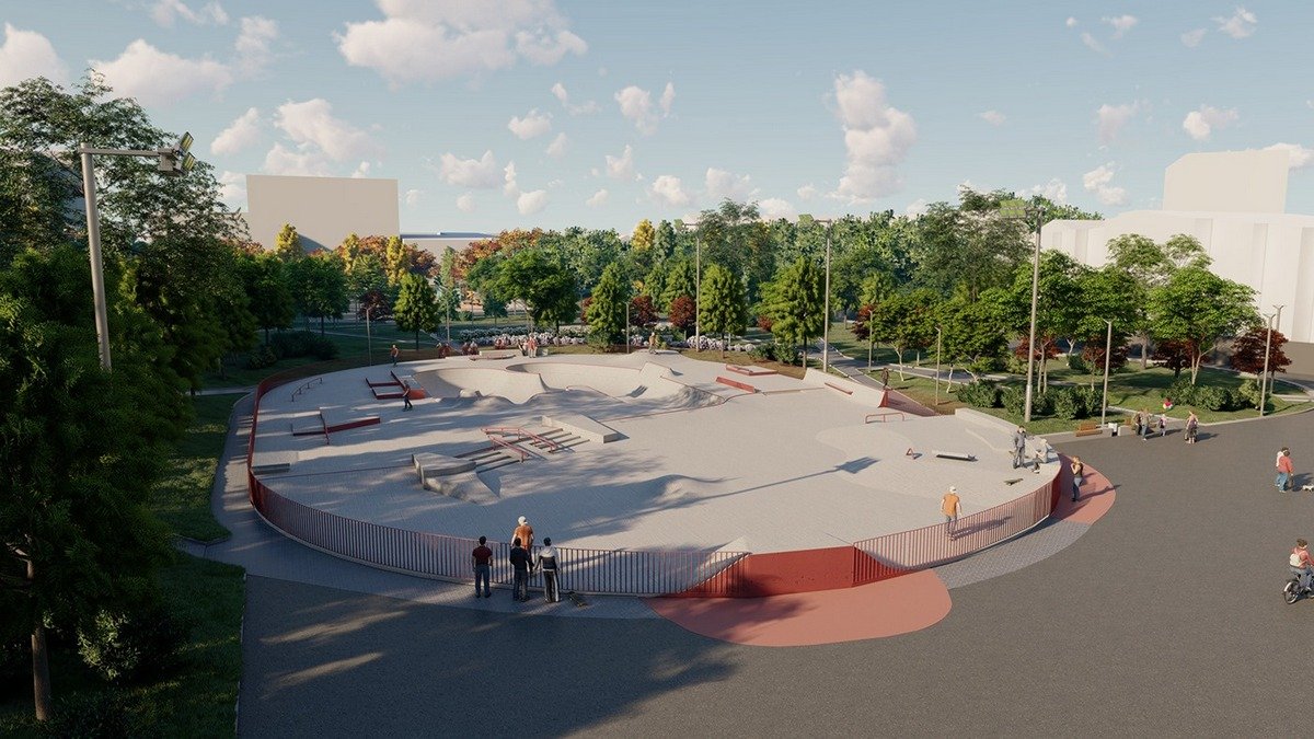 Как будет выглядеть скейтпарк Как будет выглядеть скейтпарк