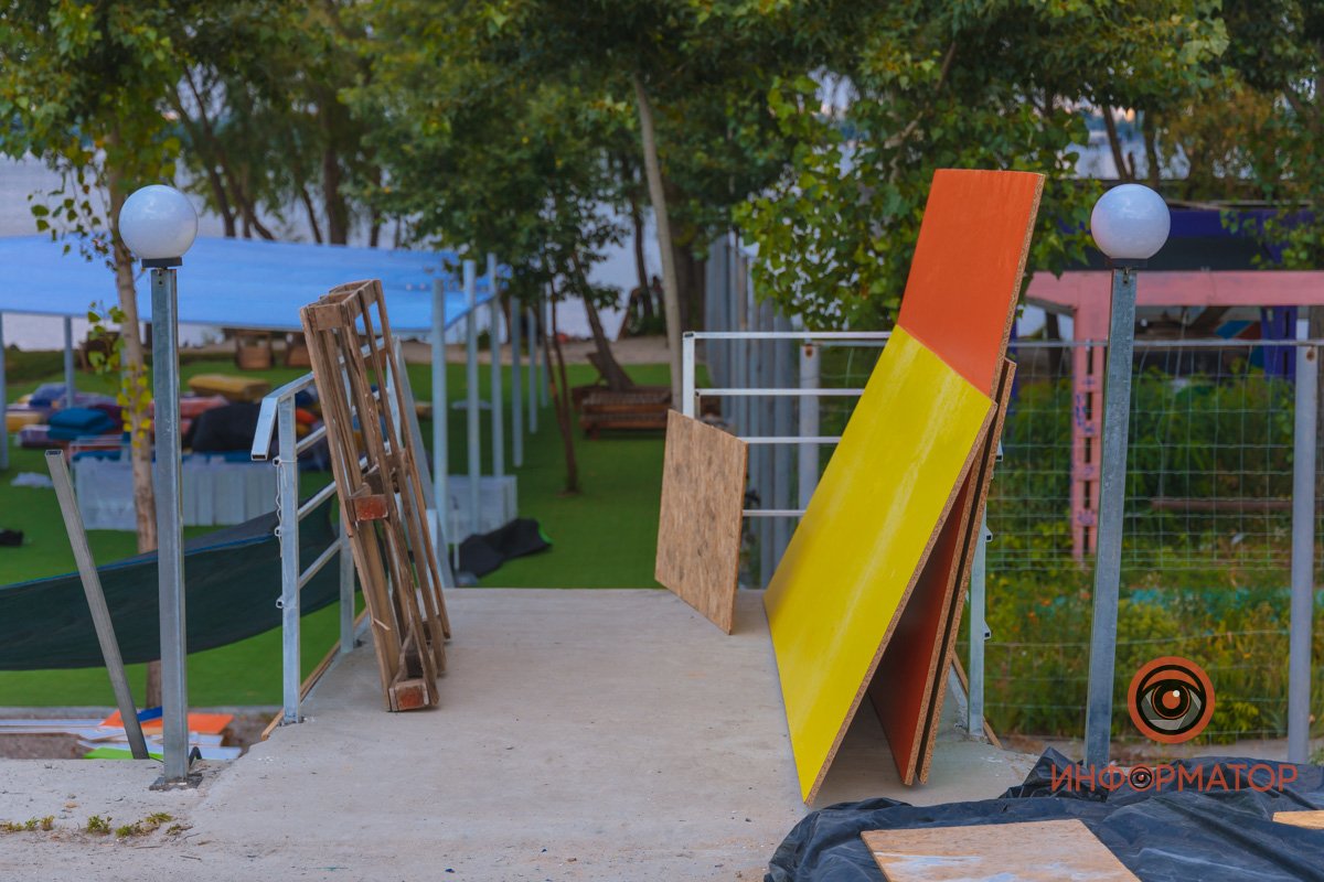 Следы недавнего ремонта