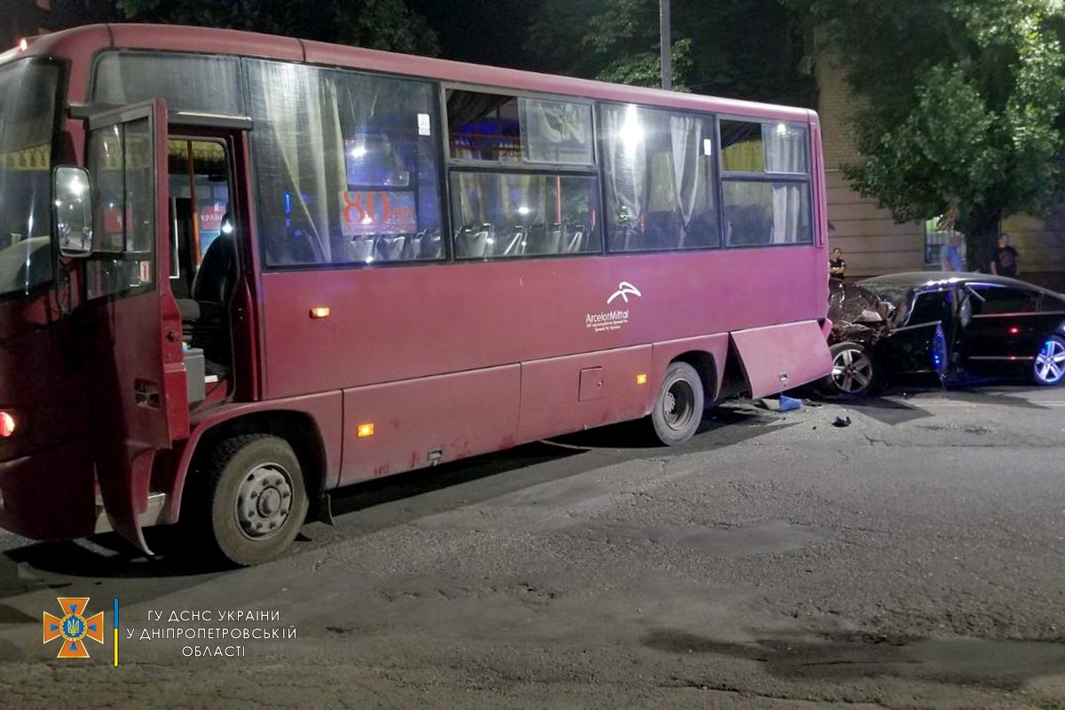  20 июля в Кривом Роге, на улице Петра Калнышевского, случилась авария