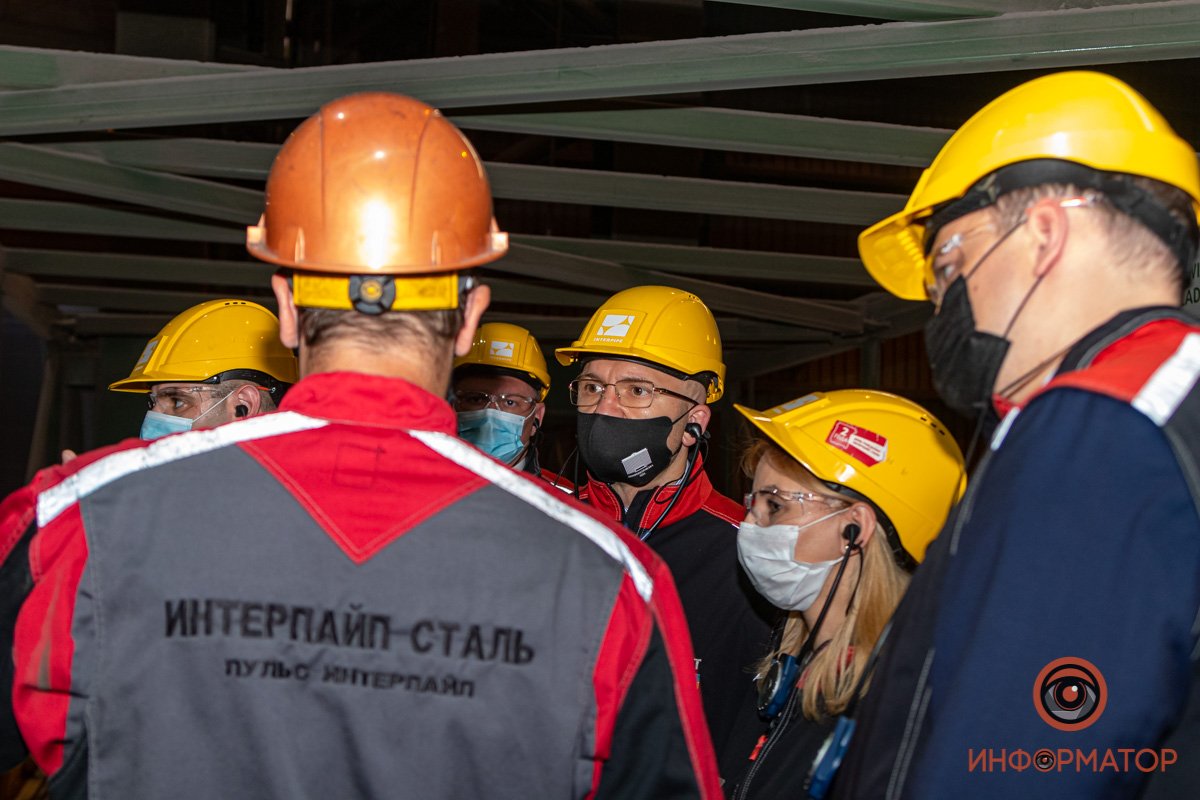 Ирина Новикова посетила самый современный металлургический завод в Украине ИНТЕРПАЙП СТАЛЬ