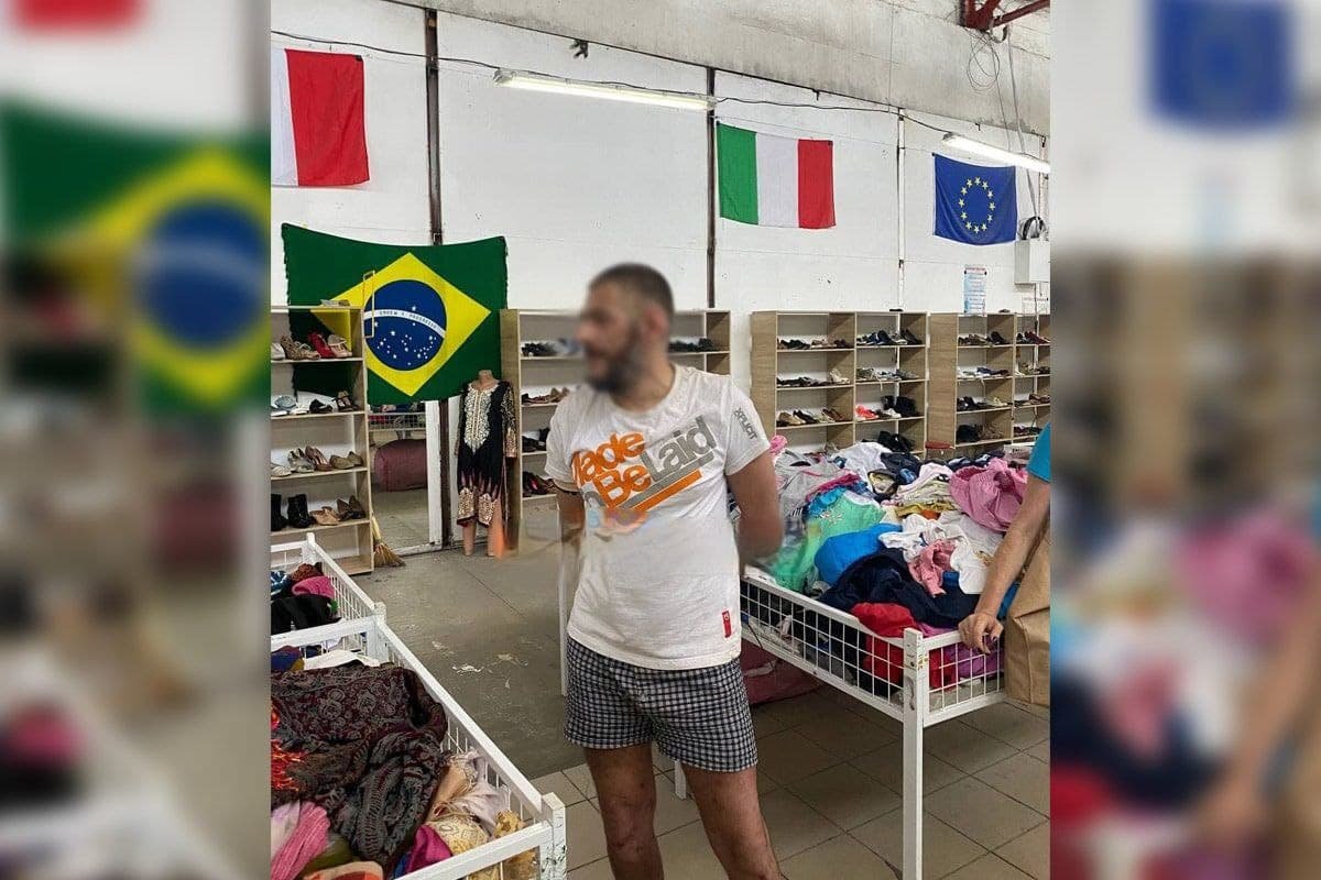 Женщина украла кроссовки, ее пришел защищать мужчина с ножом Женщина украла кроссовки, ее пришел защищать мужчина с ножом