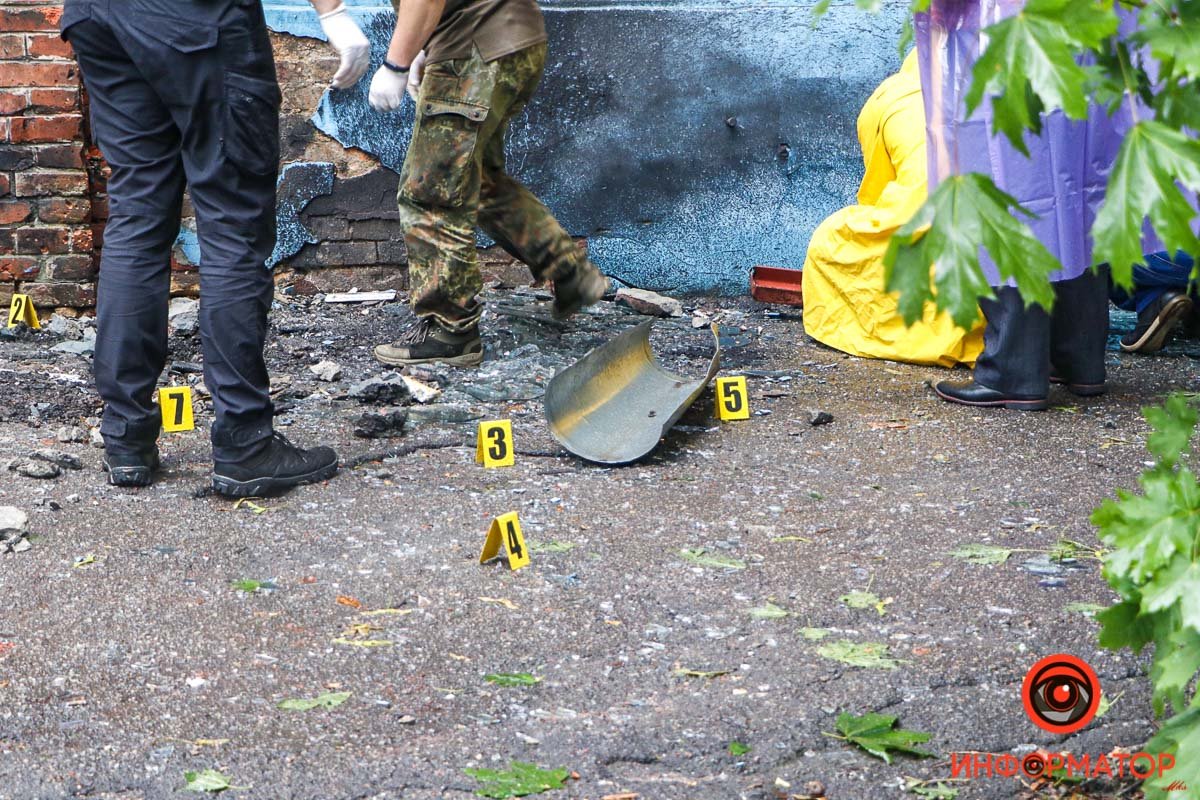 Взрыв случился в водосточной трубе