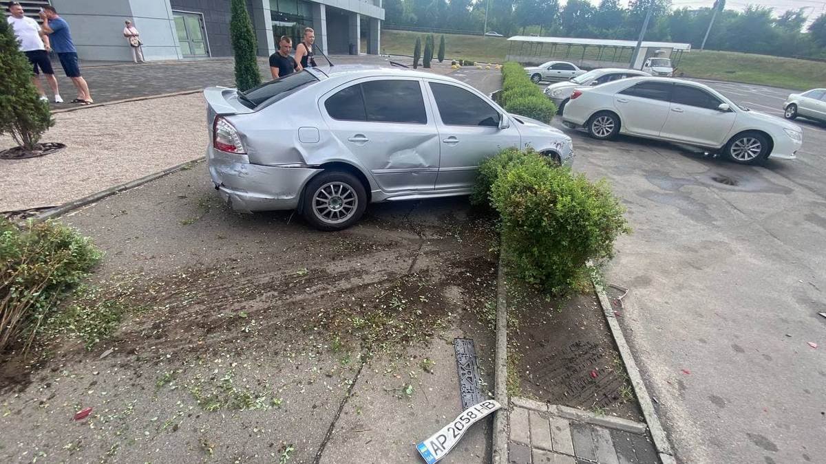 Протаранил Skoda